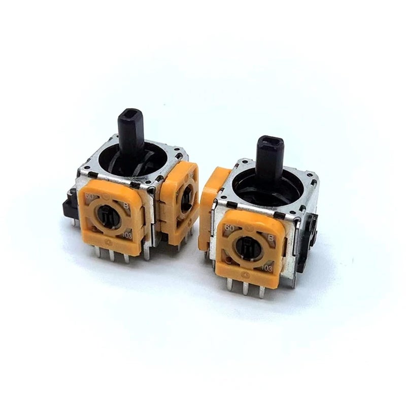 2 pcs 13X13 FJR10K-S Joystick Potentiometer B10K Plate 3D Aircraft Model Joystick 360° Game Console with Cover Handle Switch - Image 4