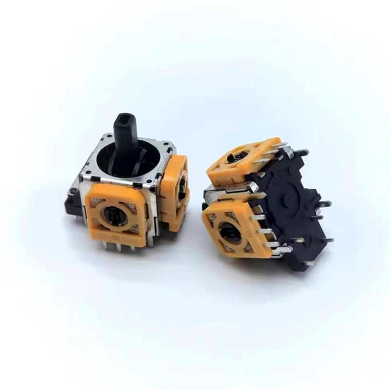 2 pcs 13X13 FJR10K-S Joystick Potentiometer B10K Plate 3D Aircraft Model Joystick 360° Game Console with Cover Handle Switch - Image 3