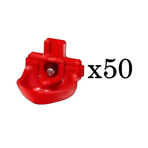 RentACoop DIY Waterer Kit - Horizontal Nipples with Dribble Dish and Installation Tool - Great for Chickens, Turkeys, Peafowl, and Other Poultry - 50 Pack - Image 2