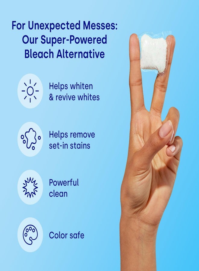 Dropps Oxi Booster Pods, Unscented (64 Pods) - Chlorine-Free Bleach Alternative Biobased Laundry Whitener & Stain Remover for Extra Tough Stains - Fragrance-Free & Hypoallergenic for Sensitive Skin - Image 3