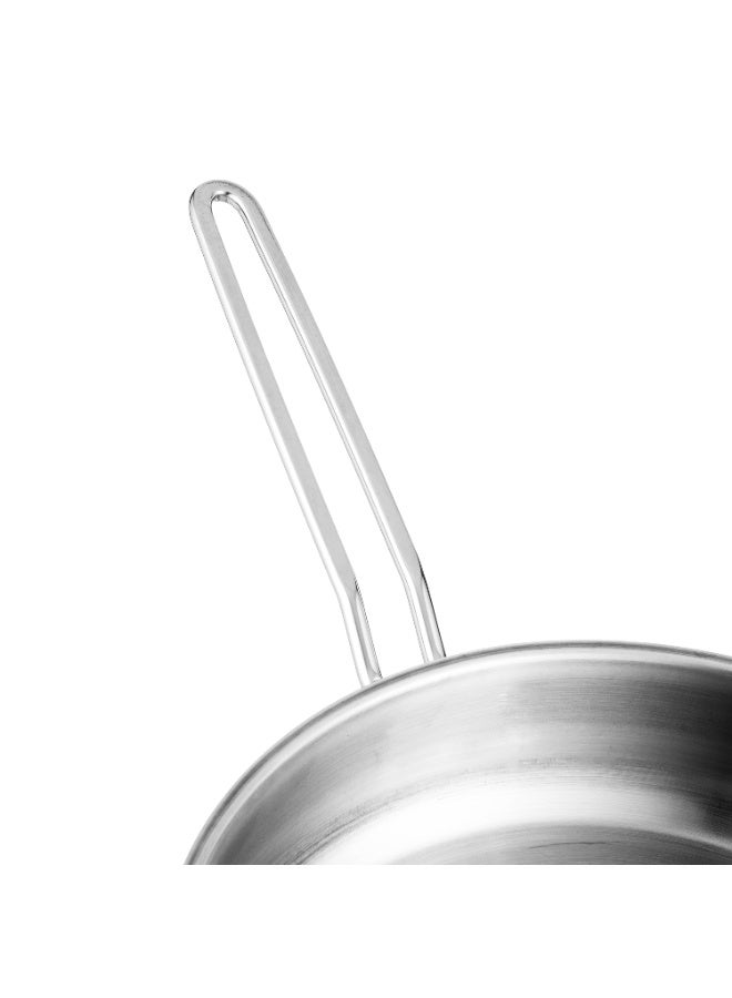 دانيا طقم قدور ستانلس الستيل التركي 18/10 مع غطاء استيل من الجودة العالية مكون من 9 قطع  ( 20 سم قدر-22سم قدر -24سم قدر-26سم قدر )+ 24 طاوة - Image 5