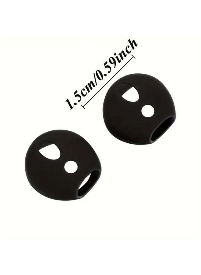 3 Pairs Transparent Wireless Bluetooth Earbuds Replacement Tips with Storage Box - Image 5