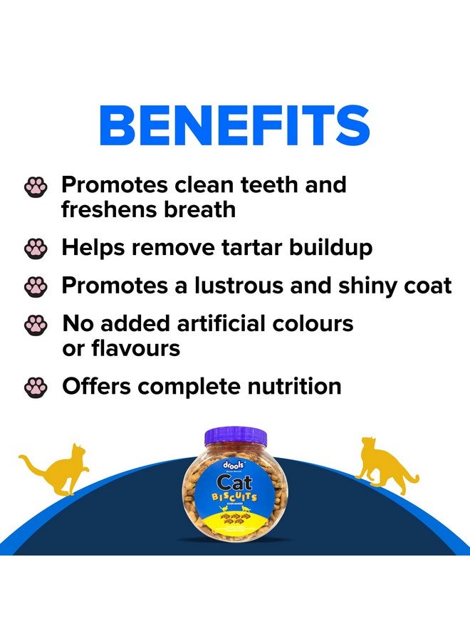 Drools Cat Treat Biscuits Real Chicken Flavor 400G Jar - Image 3