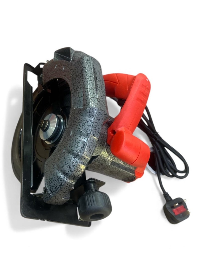 منشار دائري كهربائي احترافي 7 إنش بقوة عالية للخشب والمعادن – موديل 66185D – أداء قوي، قاعدة معدنية، ضبط عمق وقص بزاوية – للمحترفين والورش والنجارة - Image 1