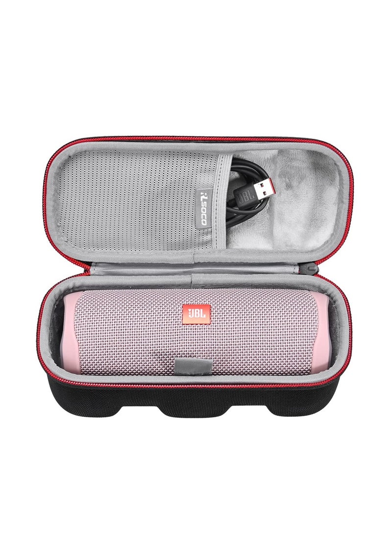 RLSOCO Case for Jbl Flip Waterproof Portable Bluetooth Speaker and Jbl Tuner 2 Portable Plus Fm Radio Black - Image 1