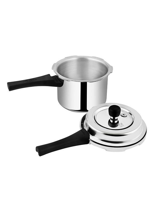 Prestige 5Liters Prestige Kitchen Starter Pack (Popular Svachh 3 Ltr + 2 Ltr Body + Fry Pan 180mm + Tawa 250mm) Silver  - Image 3