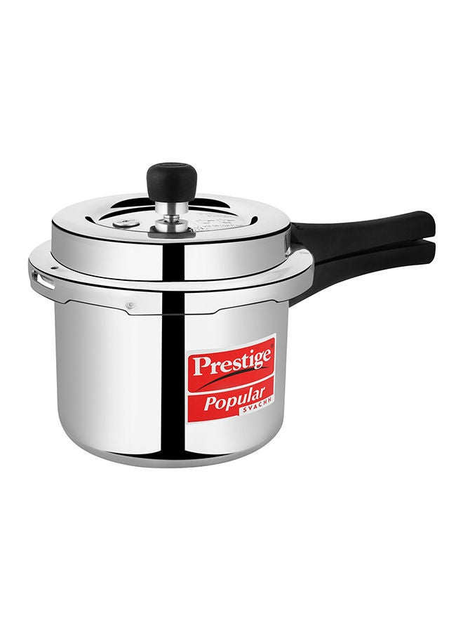 Prestige 5Liters Prestige Kitchen Starter Pack (Popular Svachh 3 Ltr + 2 Ltr Body + Fry Pan 180mm + Tawa 250mm) Silver  - Image 2