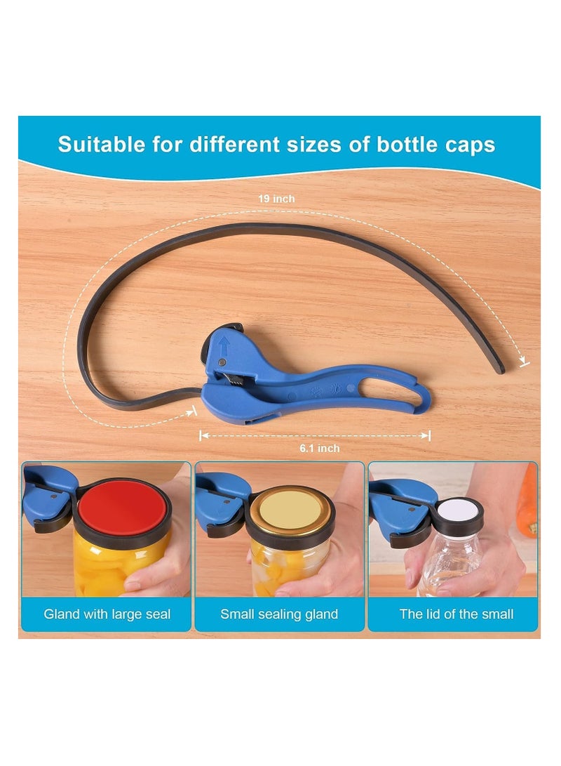 SYOSI فتاحة برطمانات لليد الضعيفة فتاحة برطمان بتصميم أمان أصلي فتاحة برطمان لليد الضعيفة أداة لفتاح الأغطية فتاحات برطمانات لكبار السن المصابين بالتهاب المفاصل - Image 5