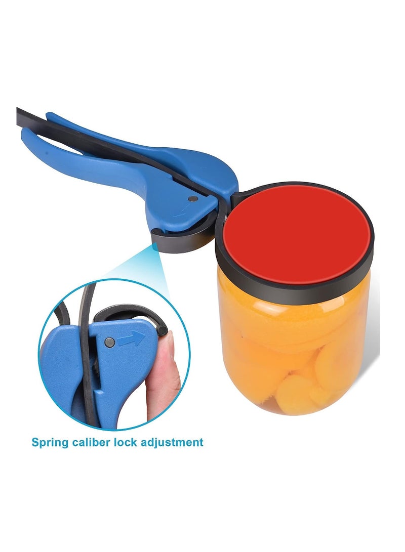 SYOSI فتاحة برطمانات لليد الضعيفة فتاحة برطمان بتصميم أمان أصلي فتاحة برطمان لليد الضعيفة أداة لفتاح الأغطية فتاحات برطمانات لكبار السن المصابين بالتهاب المفاصل - Image 2