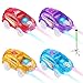 Save Unicorn Tracks Cars Replacement only Toy Cars for Tracks Glow in The Dark Magic Car Accessories with 5 Flashing LED Lights Compatible with Most Tracks for Boys Girls and Kids4pack - Image 2
