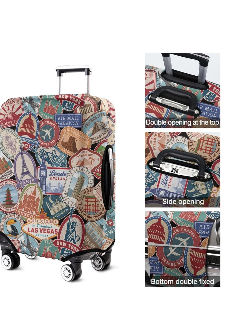 Washable Luggage Cover, Scratch-Resistant Suitcase Protector for 18-32 Inch Luggage - Image 2