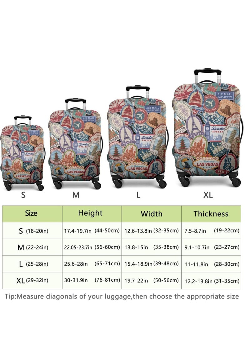 Washable Luggage Cover, Scratch-Resistant Suitcase Protector for 18-32 Inch Luggage - Image 5