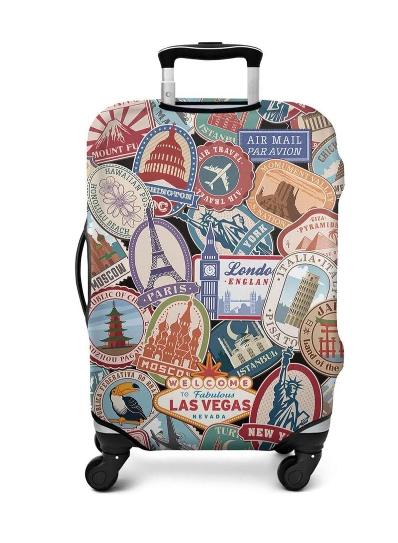 Washable Luggage Cover, Scratch-Resistant Suitcase Protector for 18-32 Inch Luggage - Image 1