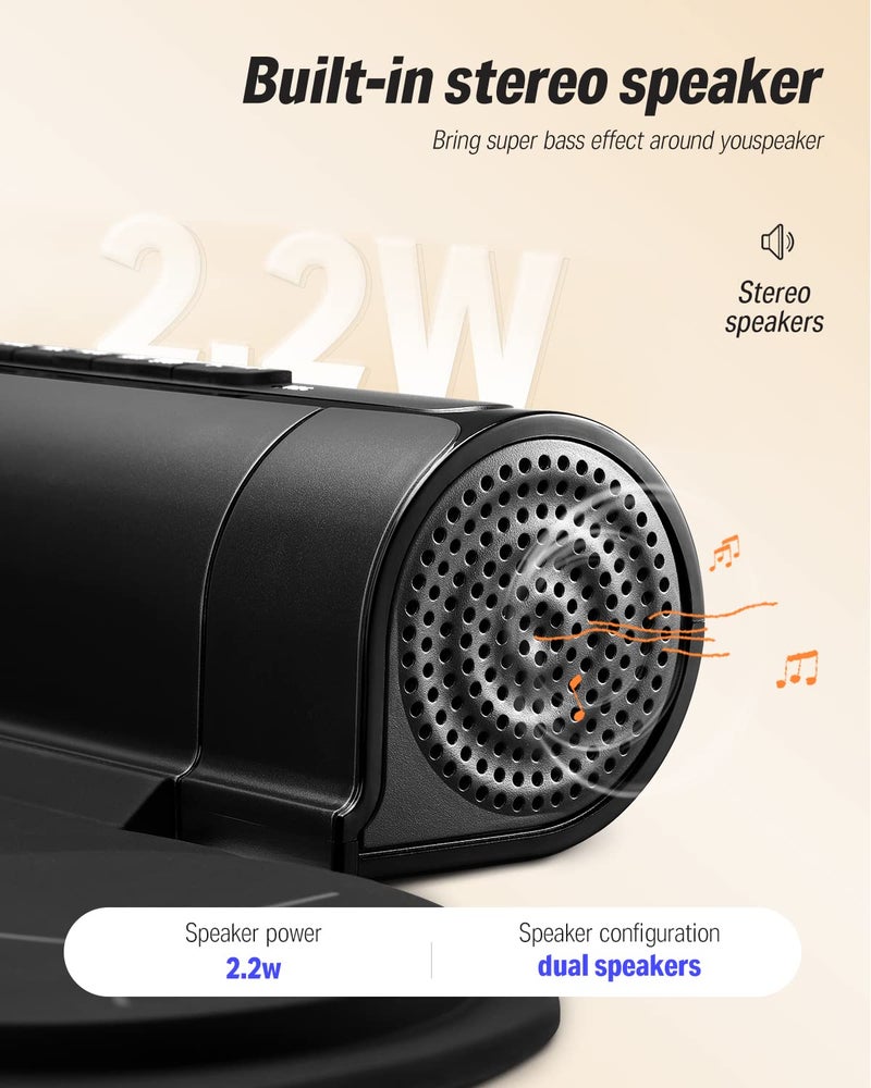 Donner Electronic Drum Set, 7 Pads Electric Drum Pad Roll Up Quiet Drum Pad Built-in Speaker, 40 Drum Lessons Included, Kids Holiday Christmas & Birthday Gift Instrument Toys(DED-20) - Image 2