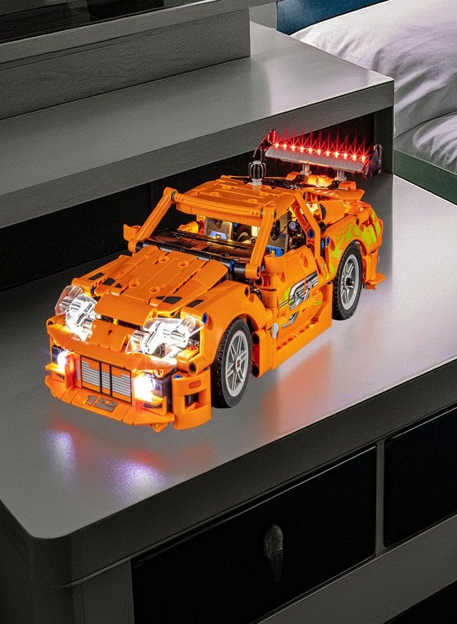 BRIKSMAX طقم إضاءة BRIKSMAX لليغو-42204 تويوتا سوبرا MK4 من فاست آند فيوريوس - إضاءة LED متوافقة مع مجموعة بناء ليغو تكنيك - لا تشمل مجموعة ليغو - Image 4