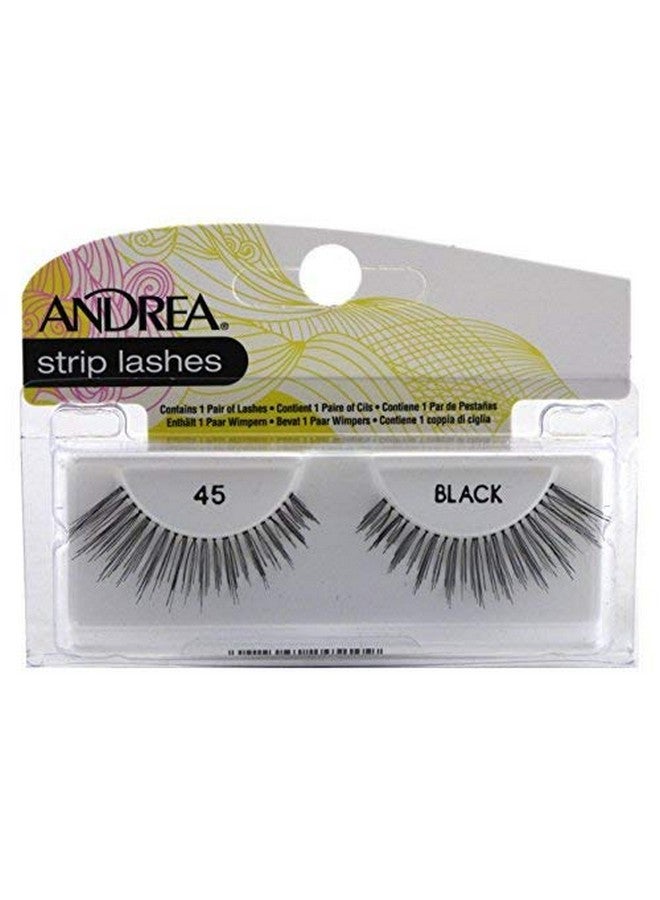 Lashes Strip Style 45 Black (6 Pack)