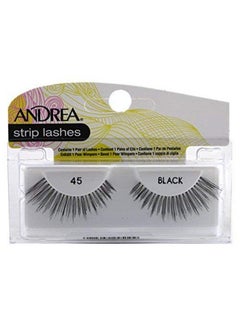 Andrea Lashes Strip Style 45 Black (6 Pack)  - Image 2