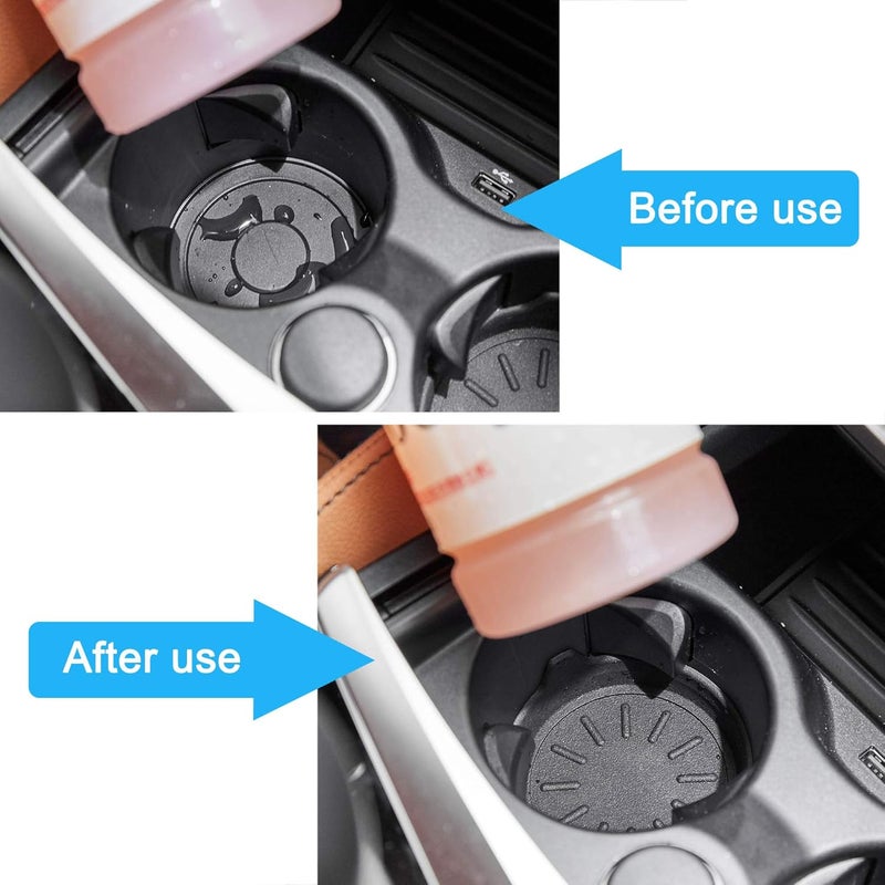 WINKA Car Cup Holder Coasters, Universal Silicone Coasters for Cup Holders, Vehicle Cup Holder Coasters 4 pcs - Image 4