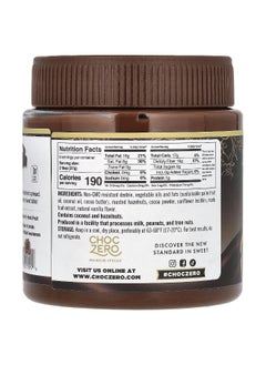 CHOCZERO ChocZero, Dark Cocoa Hazelnut Spread, 12 oz (340 g)  - Image 2