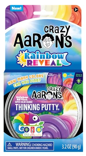 Crazy Aaron's Crazy Aaronsr Rainbow Reveal Thinking Putty Made in USA - Image 1