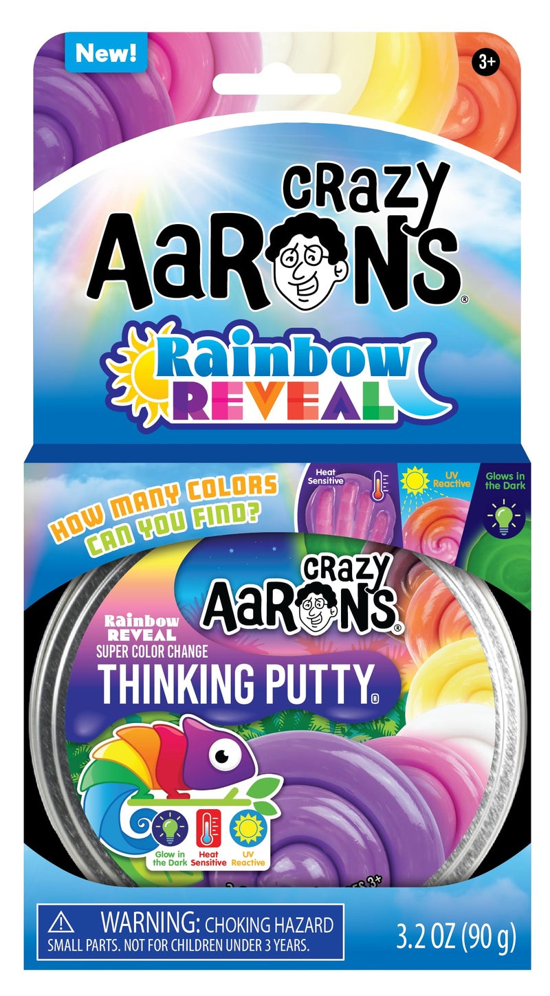 Crazy Aaron's Crazy Aaronsr Rainbow Reveal Thinking Putty Made in USA - Image 3