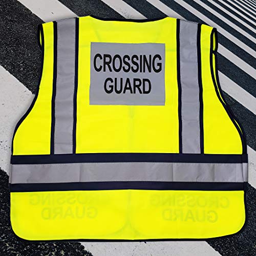 ViewBrite Safety VIEWBRITE Reflective (Class 2) Crossing Guard Vest Lime Green - School Crossing Guard Vest with 5 Point Breakaway High Visibility Yellow/Green Neon - Image 3