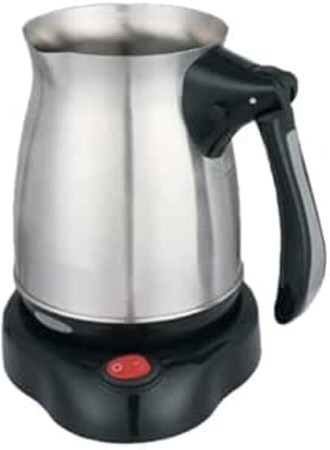 general Turkish Coffee Kettle Greek Stainless Steel Electric Portable Stainless Steel 500ml Capacity