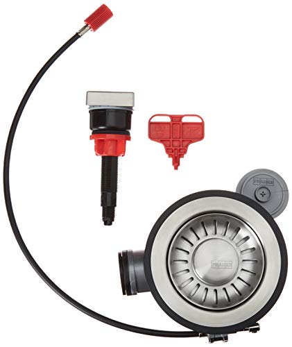 Franke FRTWIST-SN Sink Drain, 5 Inch, Satin Nickel - Image 1