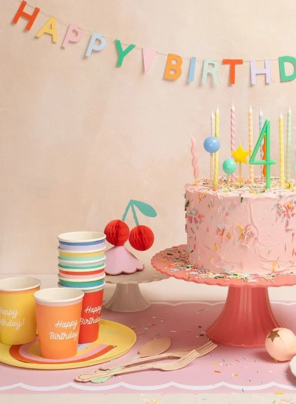 Meri Meri Meri Meri Mixed Happy Birthday Cups