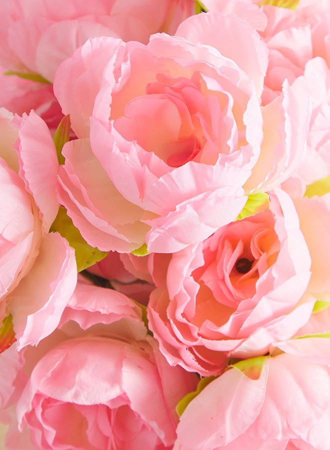 Noon East Peony 4pc Flower Bunch with 24 buds – Light Pink | 65cm Artificial Flower Bunch | Ideal for Wedding, Living Room Decor, Hotel, Party Decoration, and DIY Décor - Image 2