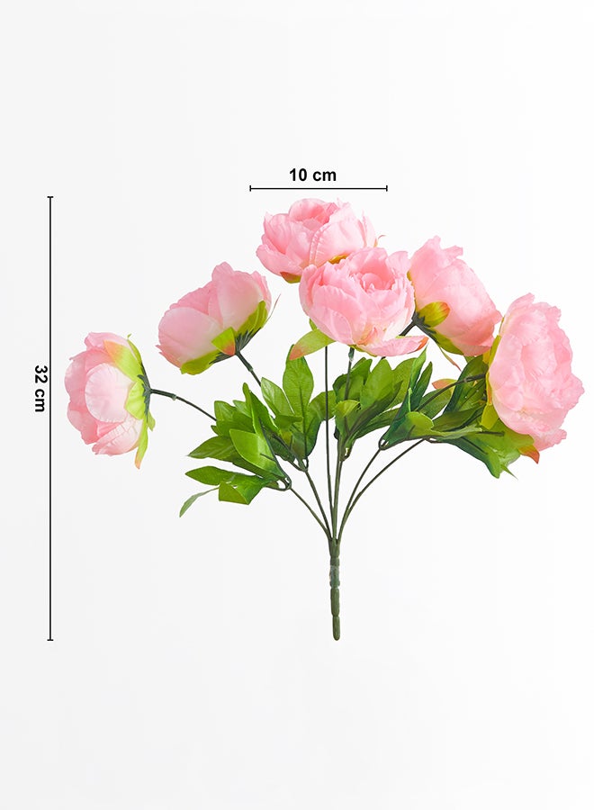 Noon East Peony 4pc Flower Bunch with 24 buds – Light Pink | 65cm Artificial Flower Bunch | Ideal for Wedding, Living Room Decor, Hotel, Party Decoration, and DIY Décor - Image 3