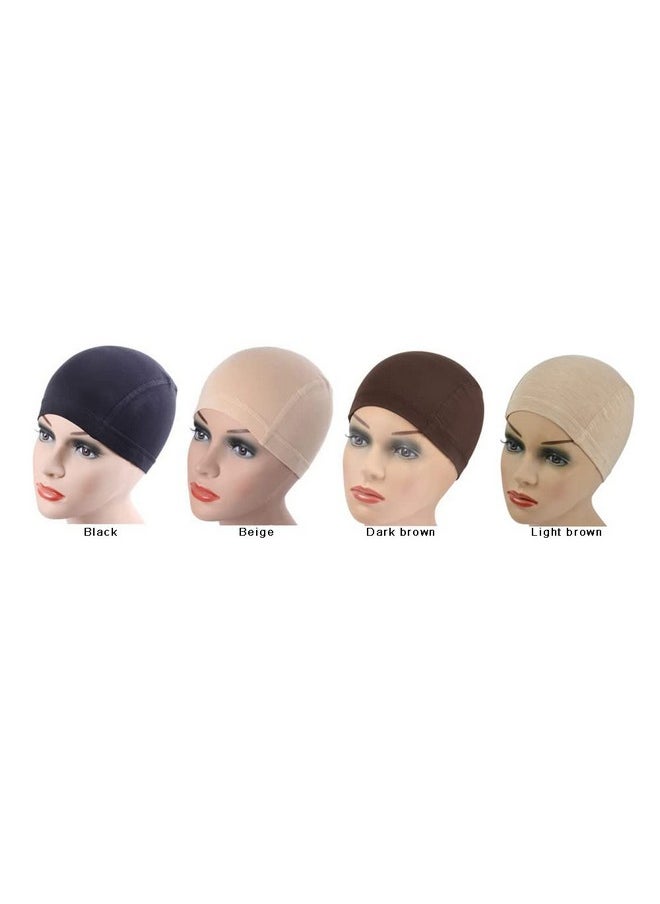 ياتشيو قبعة شعر مستعار من ألياف الخيزران، قبعة شعر مستعار مرنة مريحة يمكن ارتداؤها تحت الشعر المستعار (بيج)  - Image 2