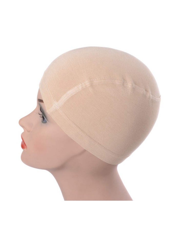 ياتشيو قبعة شعر مستعار من ألياف الخيزران، قبعة شعر مستعار مرنة مريحة يمكن ارتداؤها تحت الشعر المستعار (بيج)  - Image 5