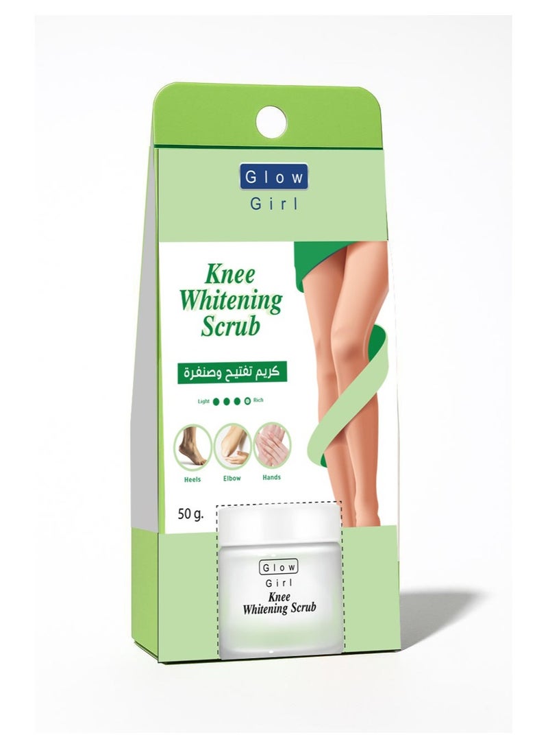 Glow Girl Knee Whitening Scrub – Bright & Smooth Skin - Image 1
