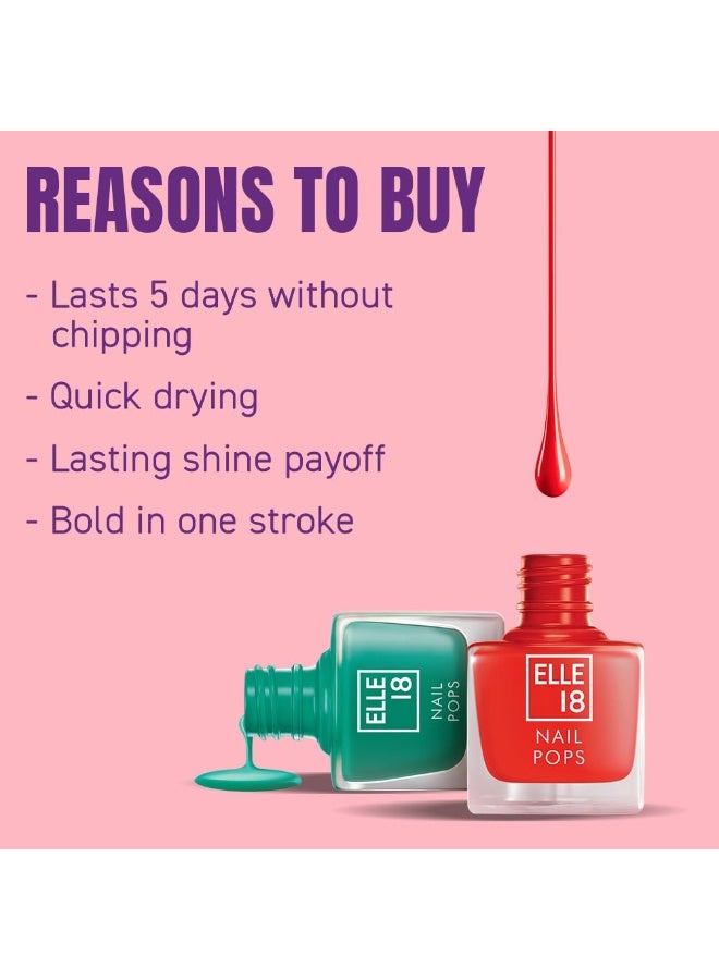 Elle 18 Glossy Finish Nail Pops 184,5ml - Image 3