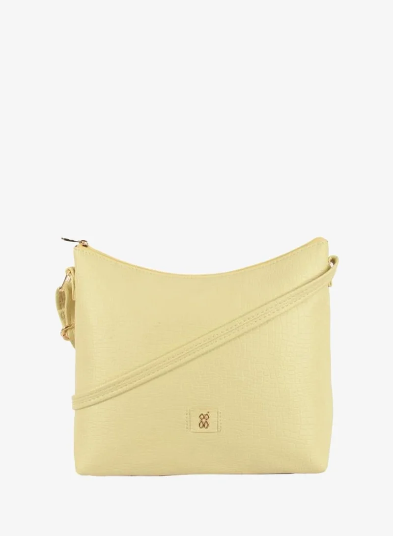 Baggit Women Yellow Sling Bag Medium Size | Ladies Stylish Casual Cross Body Purse Handbag