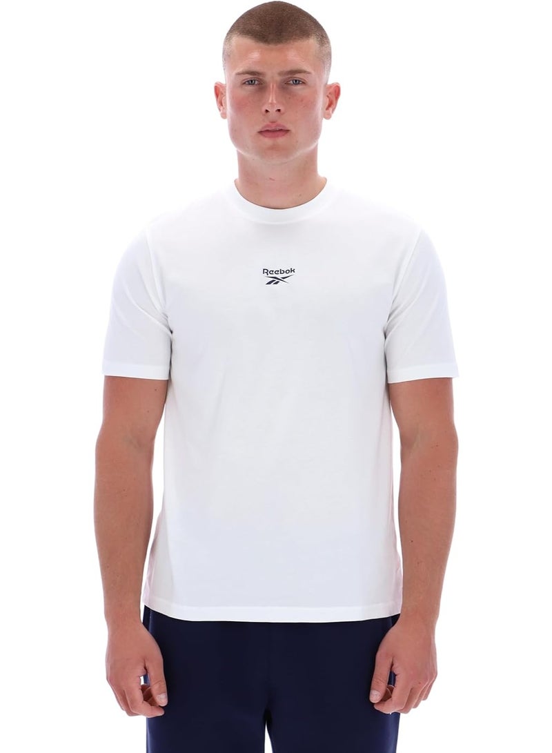 Reebok Mitcham Frnt Bk Logo Crew Neck Ss Tee - Image 1