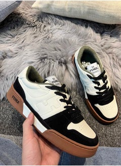 Fendi Match Low Top Suede Sneakers In Black  - Image 5