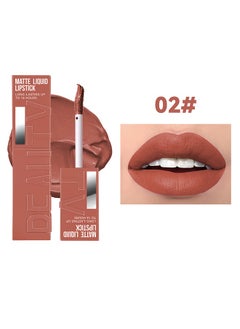Julystar Beauty Matte Liquid Lipstick Long Lasting Up To 16 Hous,Nude Velvet Lip Gloss Lip Stain Can Let Your Lip Look Fuller(#2)  - Image 2