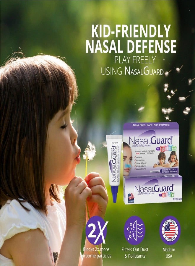NasalGuard Airborne Particle Blocker Nasal Gel for Kids - Helps Reduce Inhalation of Allergens, Pollutants & Irritants - Drug-Free, Daily Use (Unscented, 3g) - Image 4