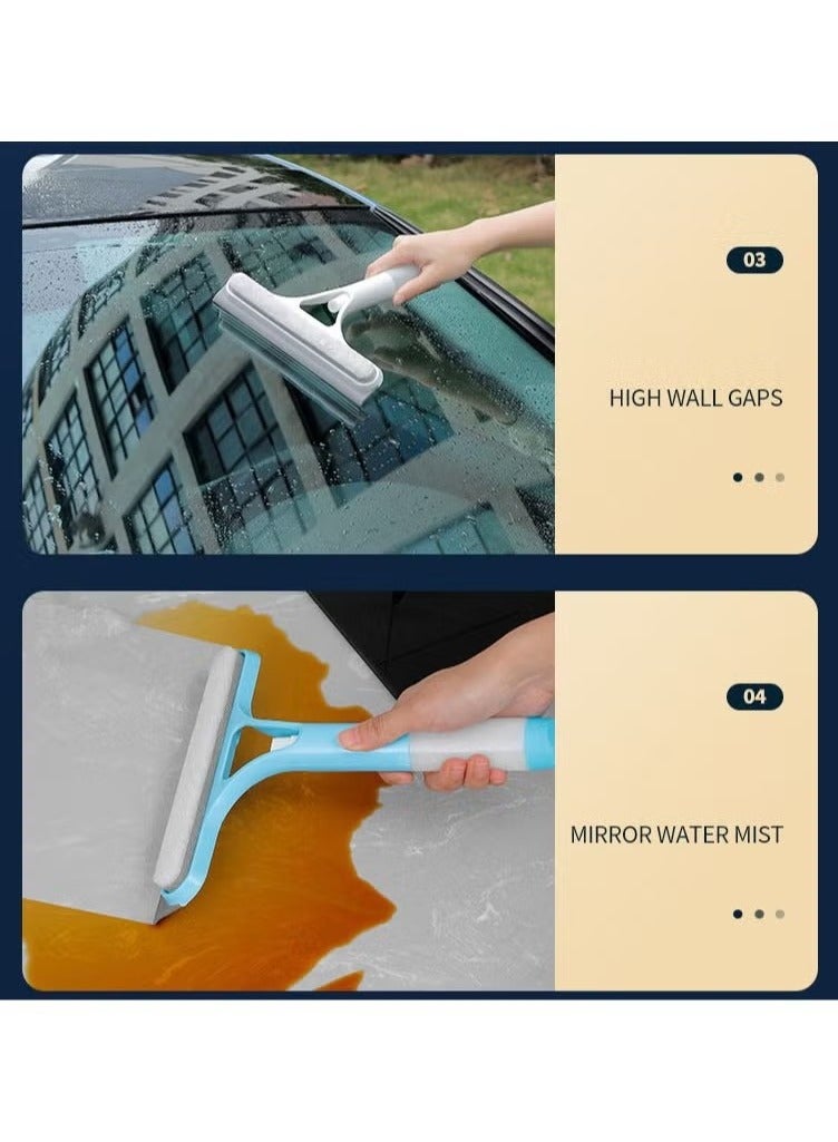 KIIUMI 3 in 1 Spray Squeegee, Multifunctional Glass Wiper with Spray, For Car Indoor Outdoor High Windows, - Image 2
