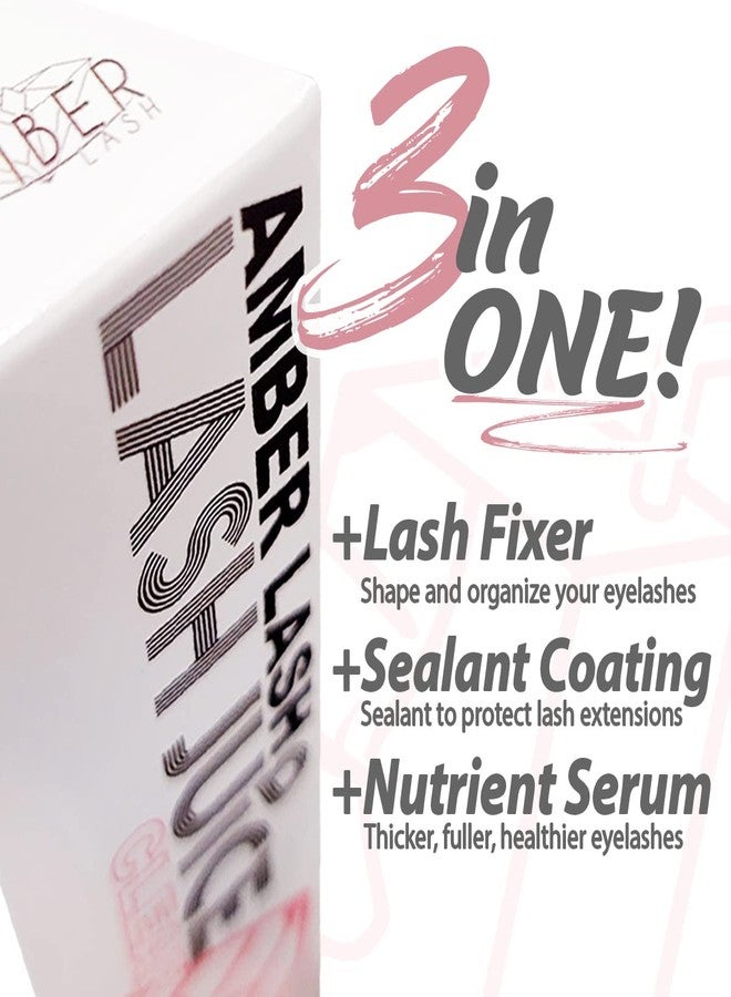 Amber Lash Lash Juice by Amber Lash, 3-in-1 Coating Essence and sealant for Eyelashes with Extensions and or Lift Perm, Protect and Nourish to Promote Healthy Eyelash 10ml / 0.34 fl oz Total(Double Take) - Image 2