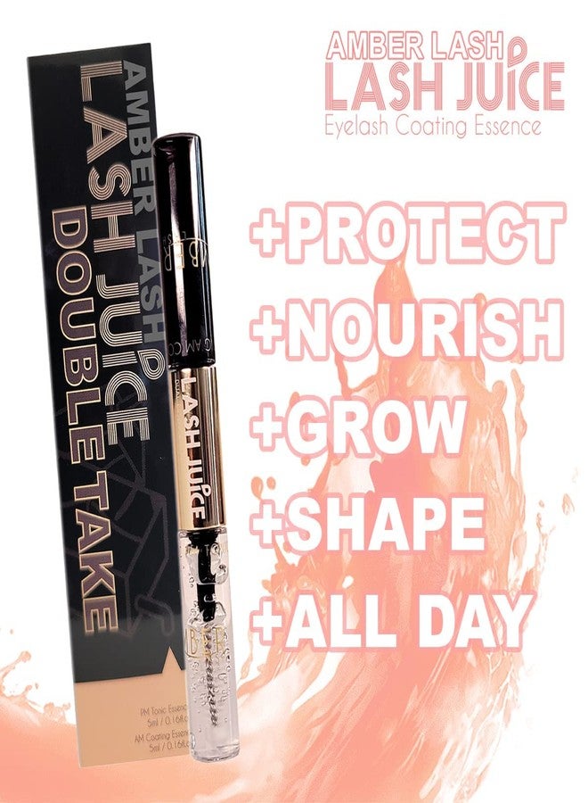 Amber Lash Lash Juice by Amber Lash, 3-in-1 Coating Essence and sealant for Eyelashes with Extensions and or Lift Perm, Protect and Nourish to Promote Healthy Eyelash 10ml / 0.34 fl oz Total(Double Take) - Image 4