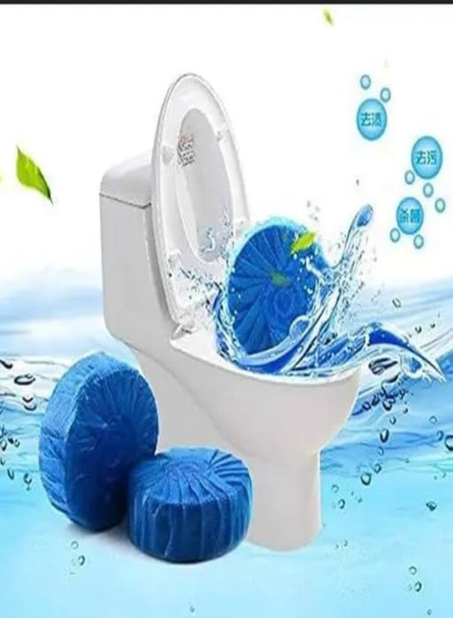 CRENTROVA Toilet Bowl Cleaner Tablets - Automatic Deep Cleaning, Deodorizing & Stain-Removing Blue Blocks (Pack of 10) | Long-Lasting Freshness for Toilets & Urinals | Easy Drop-in Use ((Pack of 10)) - Image 5
