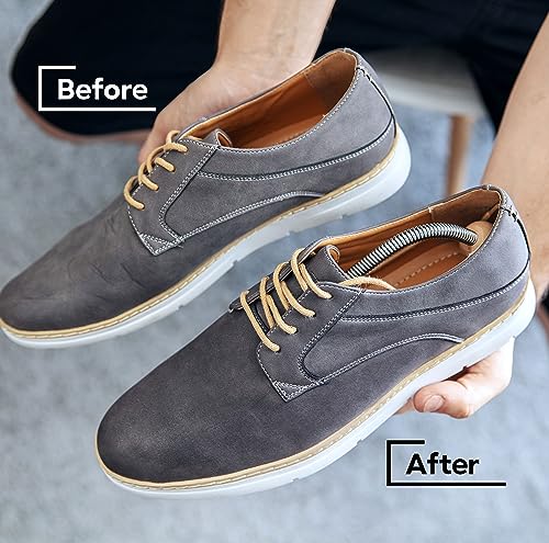 Kaps – Wooden Shoe Trees for Men & Women (2 Pck) – Twin-Pack Sustainable Beech Wood Shoe Shaper – Perfect for Leather & Suede – Preserves Shape, Absorbs Moisture & Extends Footwear Life (L5-L6) - Image 2