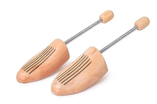 Kaps – Wooden Shoe Trees for Men & Women (2 Pck) – Twin-Pack Sustainable Beech Wood Shoe Shaper – Perfect for Leather & Suede – Preserves Shape, Absorbs Moisture & Extends Footwear Life (L5-L6) - Image 3