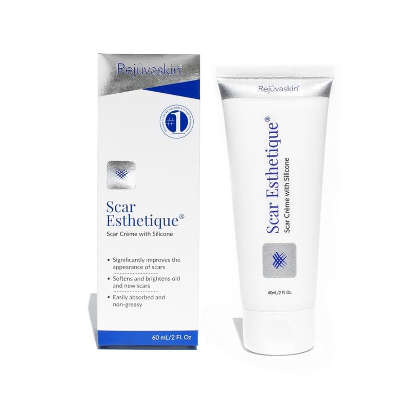 Rejuvaskin Scar Esthetique Scar CrÃ¨me with Polypeptides and 10 Anti-Oxidants, 2-Ounces - Image 1