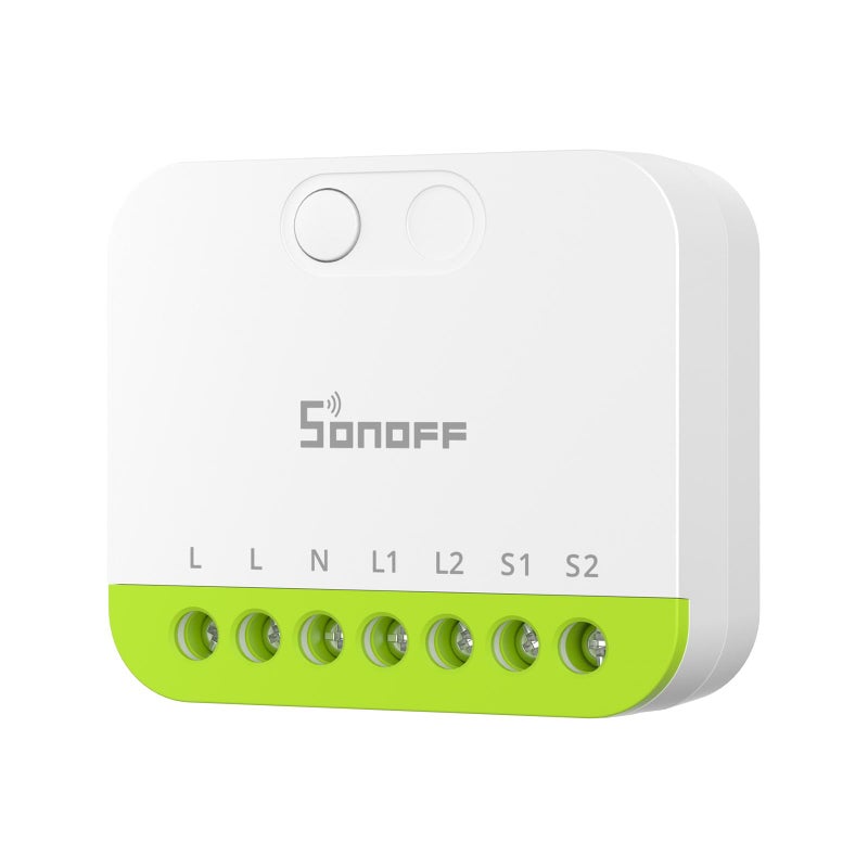 SONOFF MINI Duo 2 - Channel Zigbee Smart Switch, Zigbee 3.0 Enabled, 16A Total Load, Compact for Standard Boxes, Remote & Automated Control via Zigbee Hub - Image 1