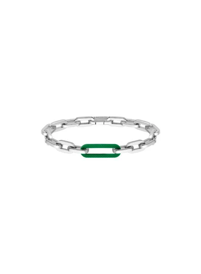 لاكوست Silicone Link &Chain Bracelet