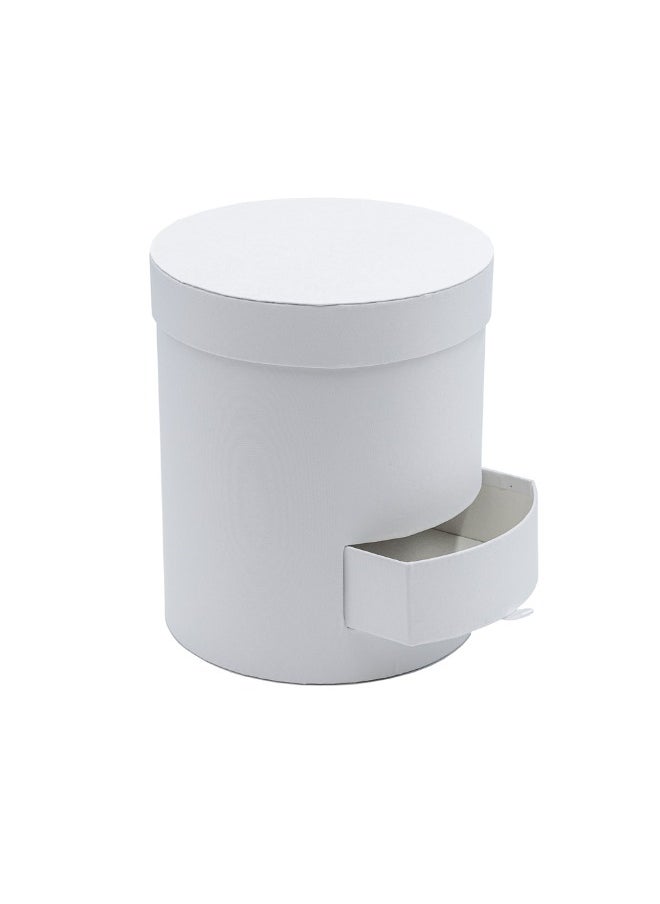 Gulf Flowers Flower Box – Decorative Round Box for Floral Displays 